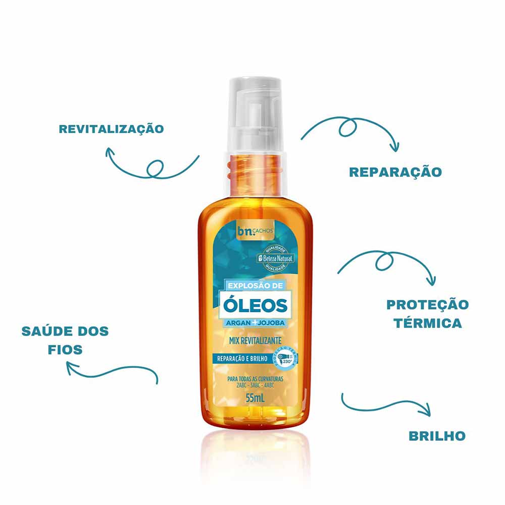 Óleo Capilar Beleza Natural Bn.Cachos Jojoba e Argan - Época